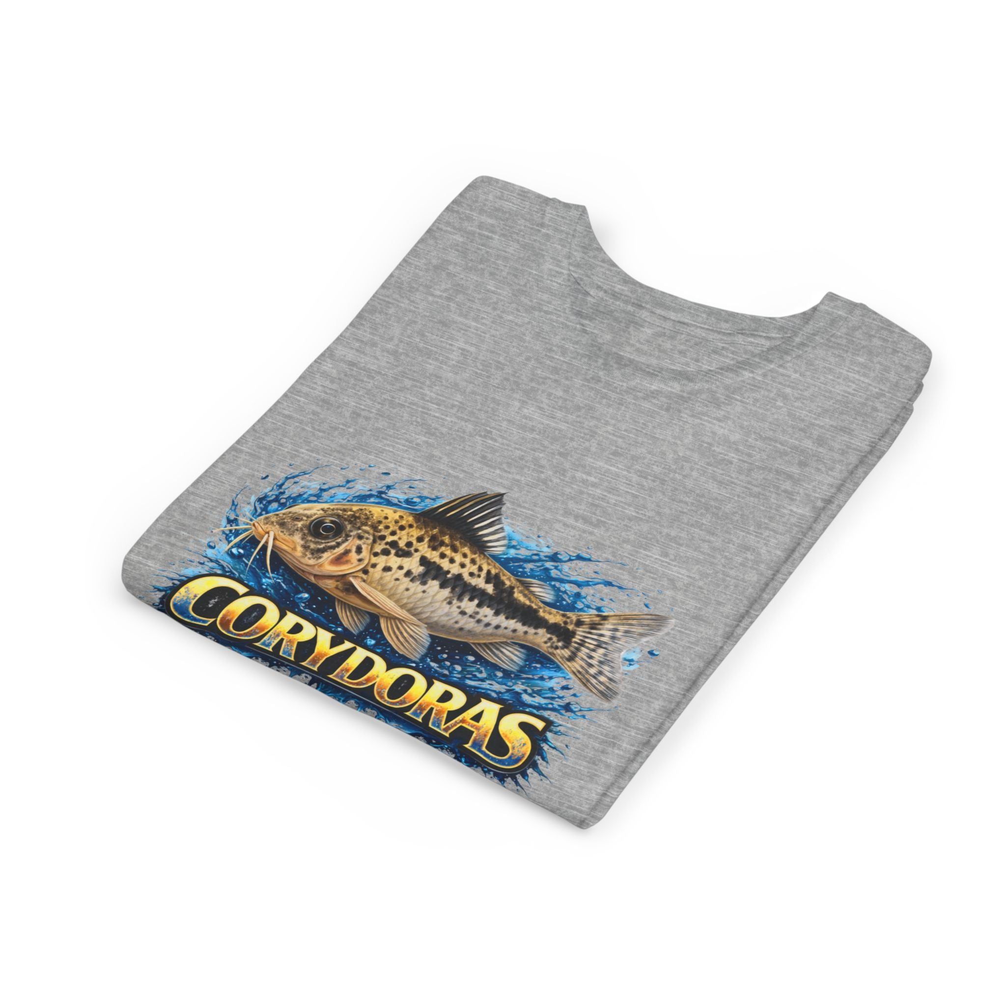 Corydoras Fish Youth Tee – Cute Aquarium Catfish Graphic Shirt