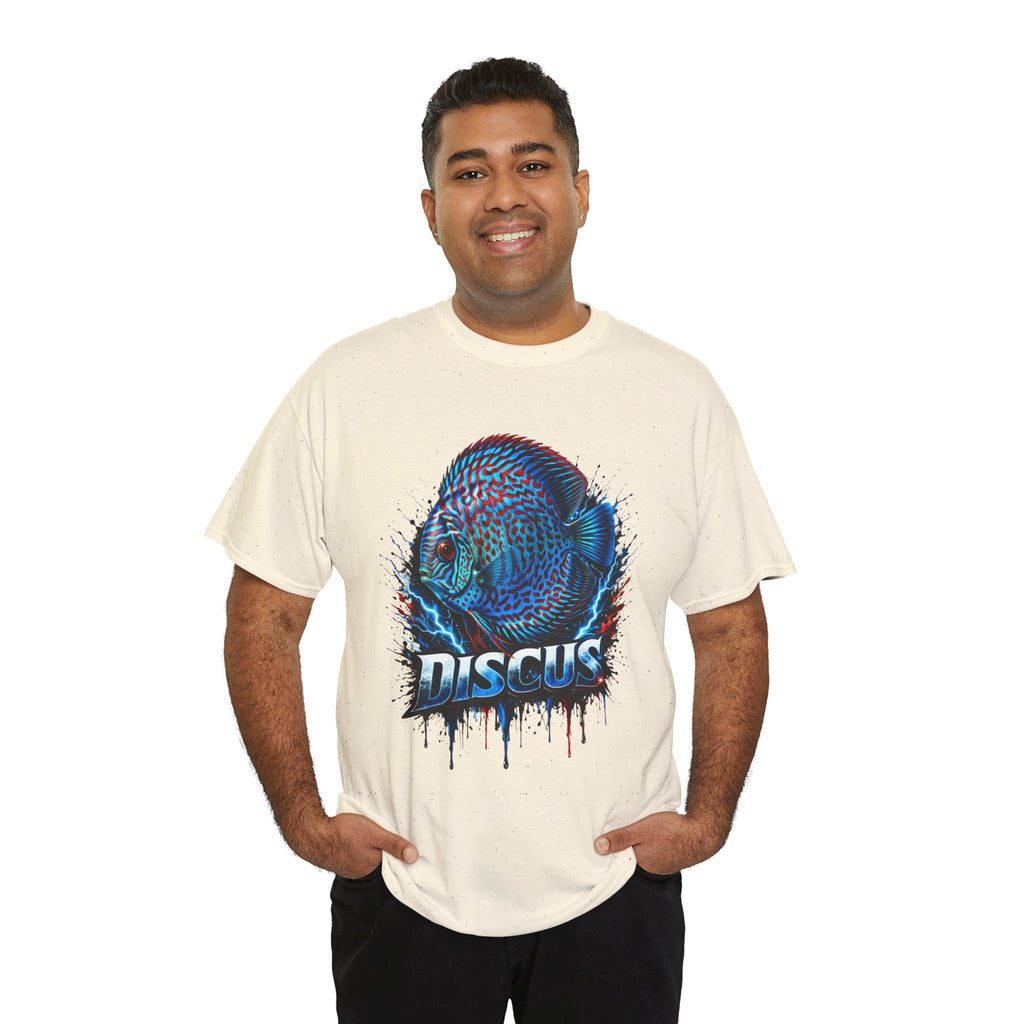 Discus Fish Graphic Tee - Vibrant Aquarium Fish Shirt