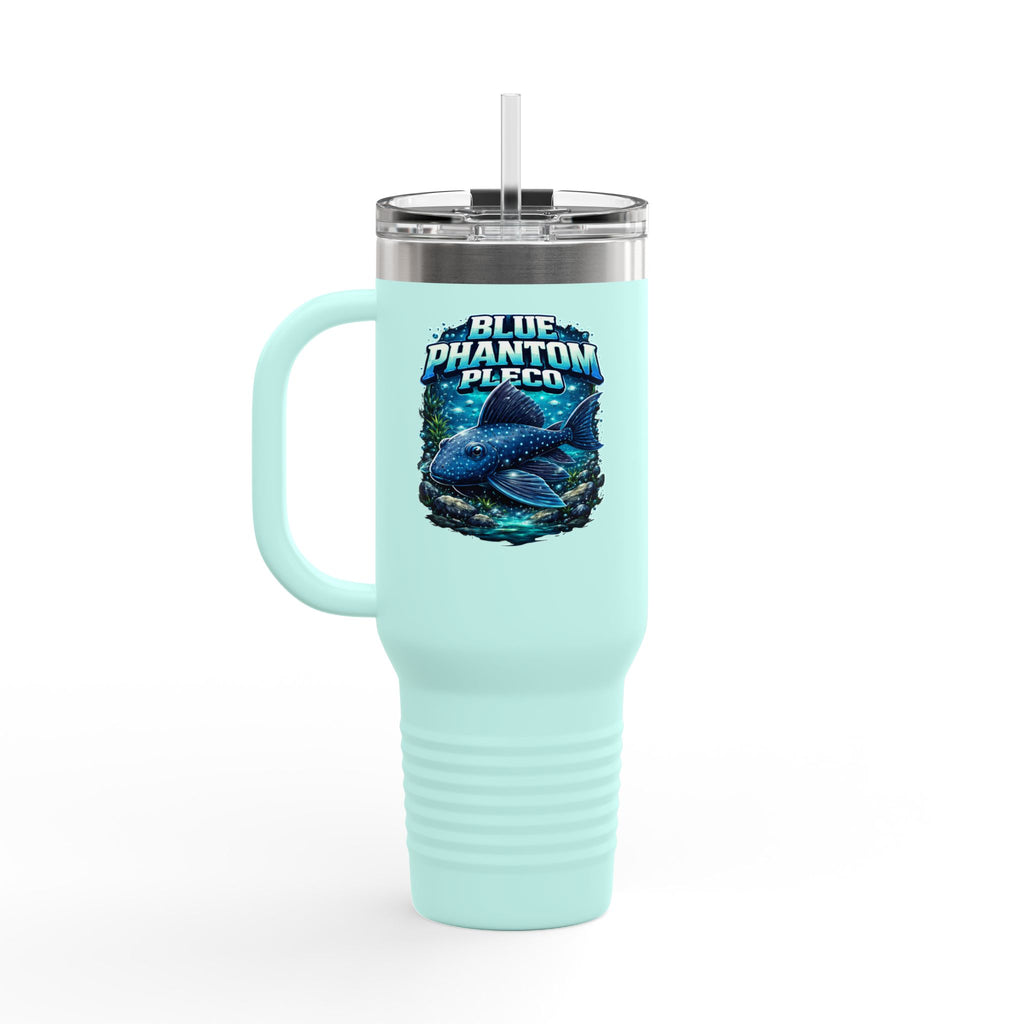 Blue Phantom Pleco L-128 – 40oz Premium Insulated Travel Mug, 40oz