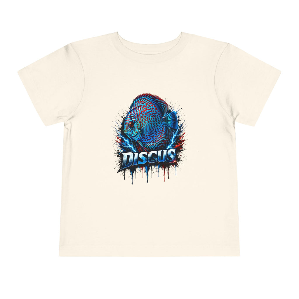 Toddler Tee - Colorful Discus Fish Graphic "Discus"