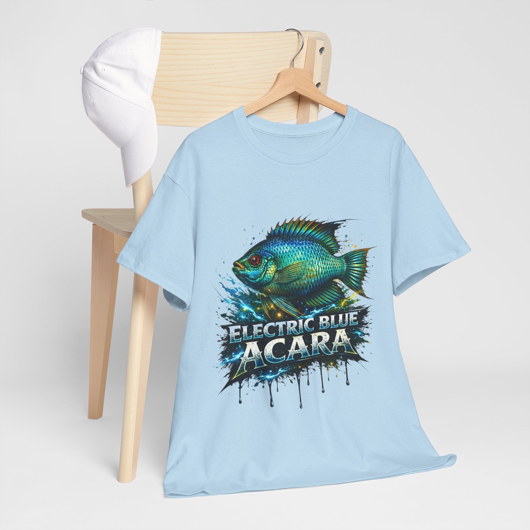 Electric Blue Acara – Premium Graphic Tee