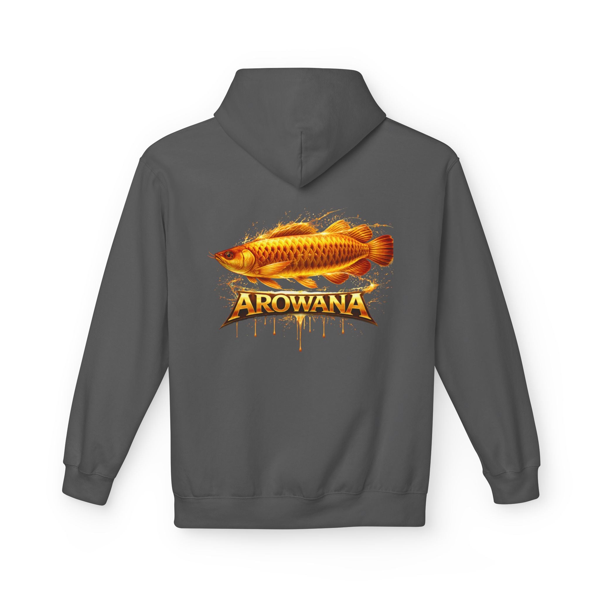 Arowana Fish Graphic Hoodie – Golden Arowana Design