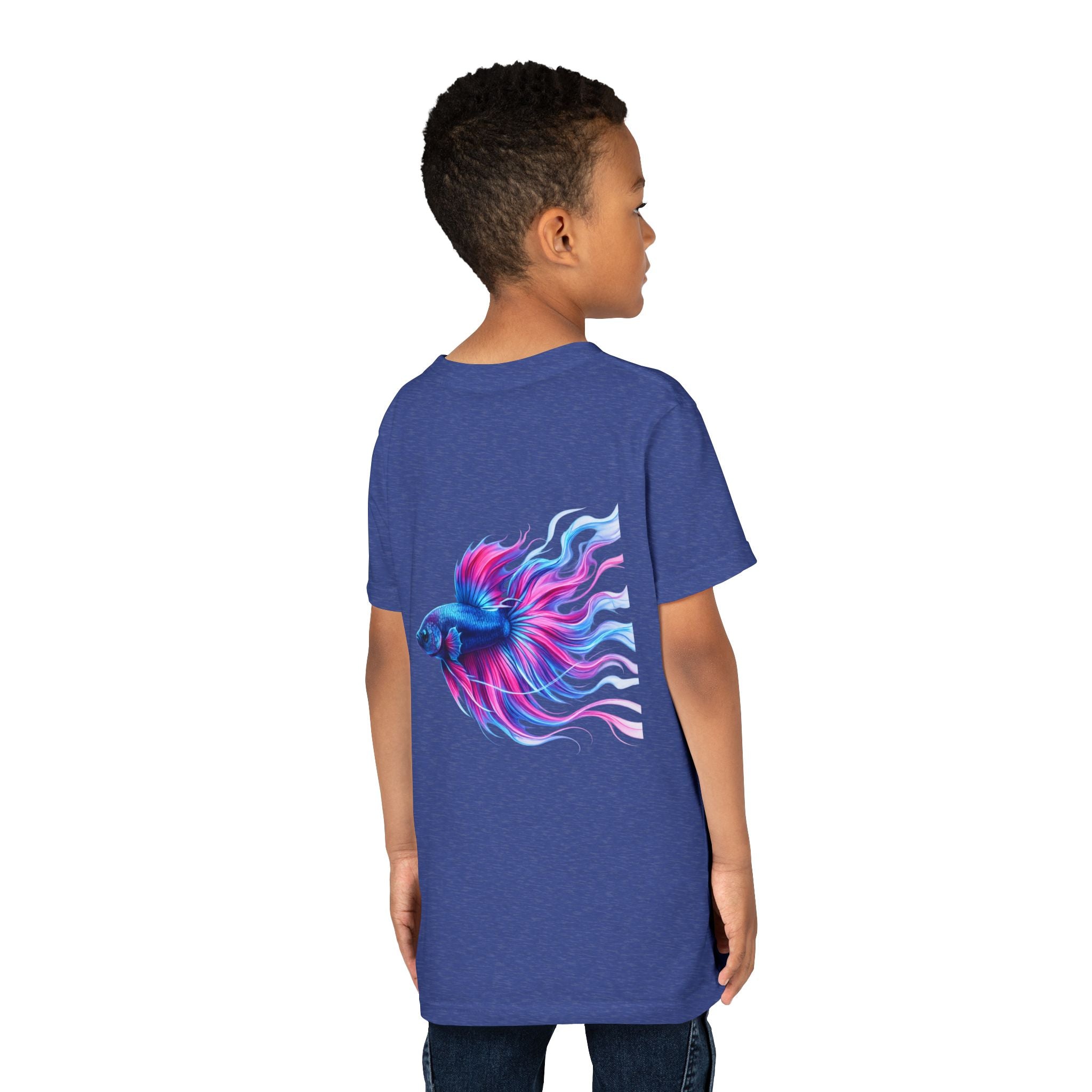 Youth Tee - Colorful Betta Fish Graphic Shirt