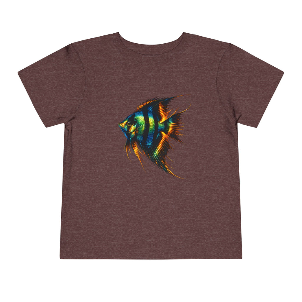 Toddler Tee - Colorful Aquarium Angelfish Graphic Shirt