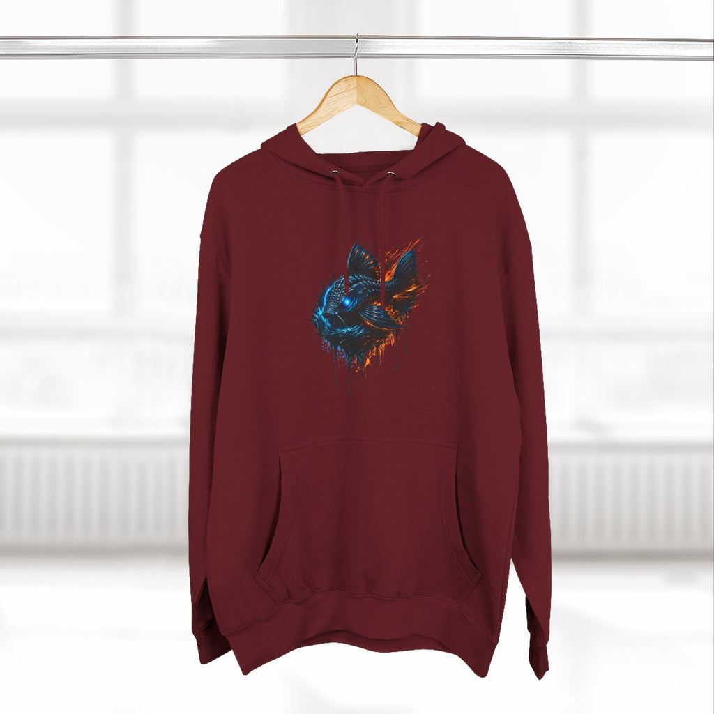 Armored Pleco L-185 – Premium Fleece Hooded Sweatshirt