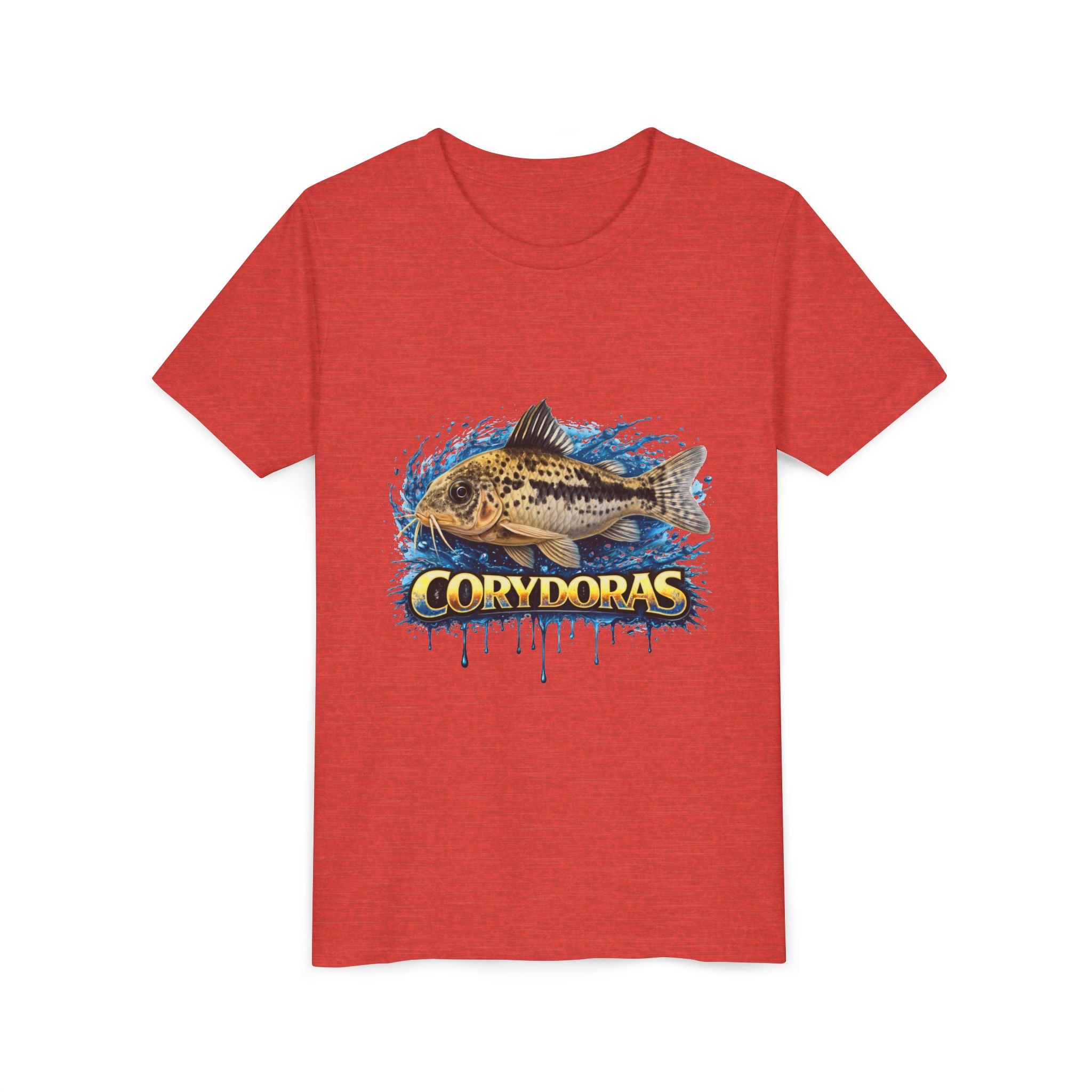 Corydoras Fish Youth Tee – Cute Aquarium Catfish Graphic Shirt