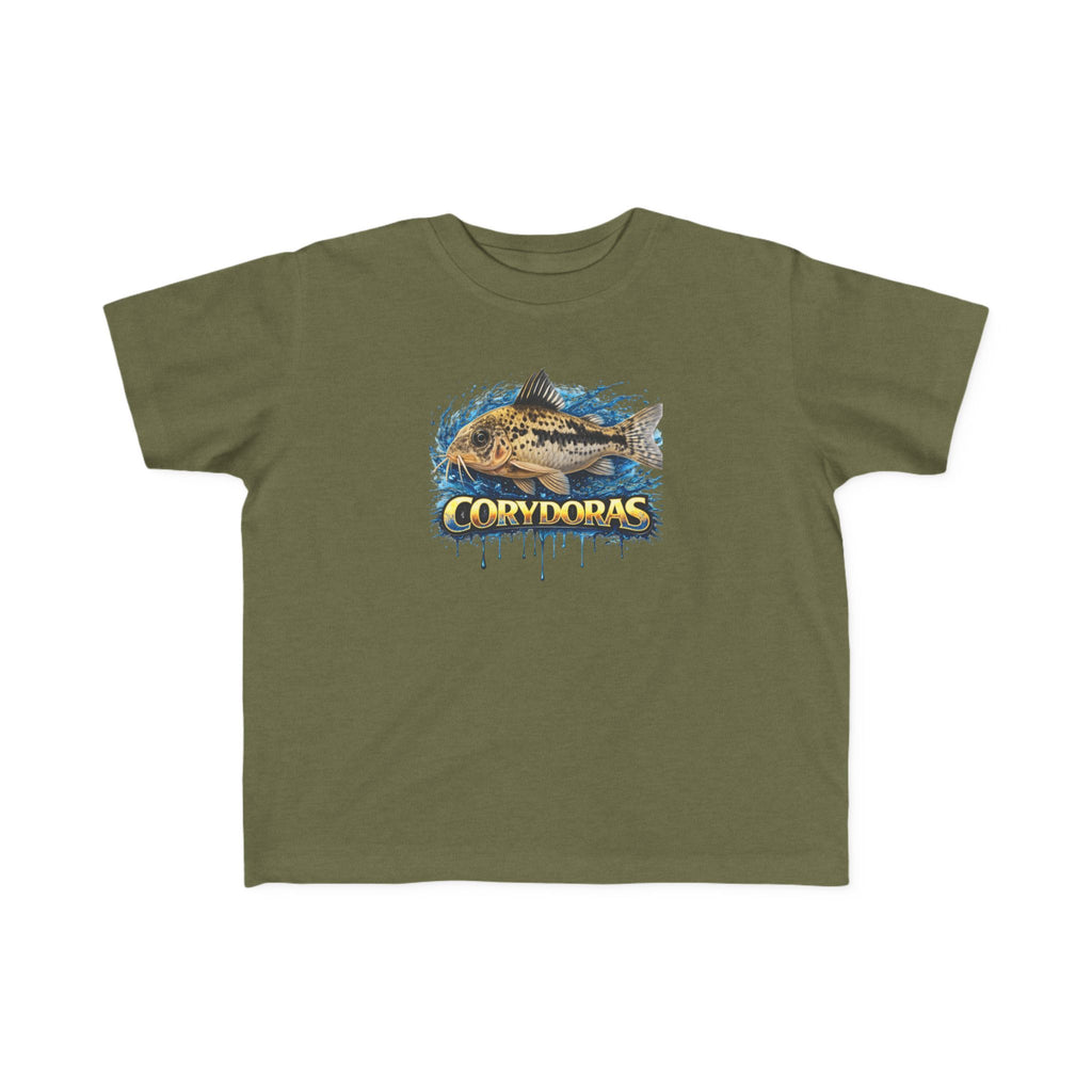 Toddler Tee — 'Corydoras' Aquarium Fish Graphic