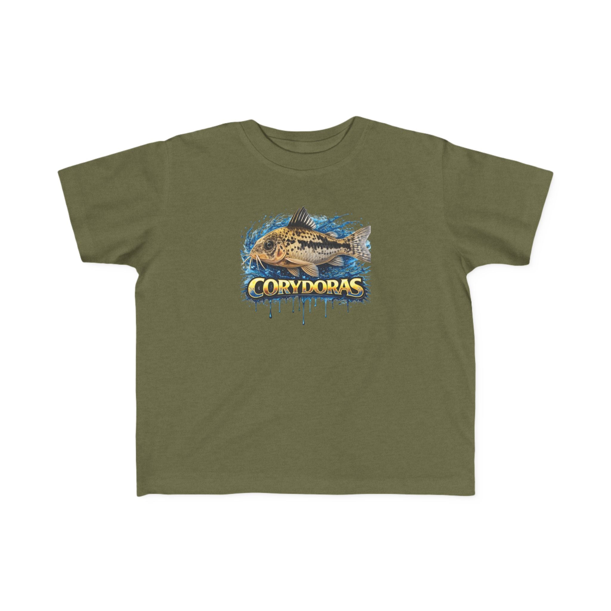 Toddler Tee — 'Corydoras' Aquarium Fish Graphic