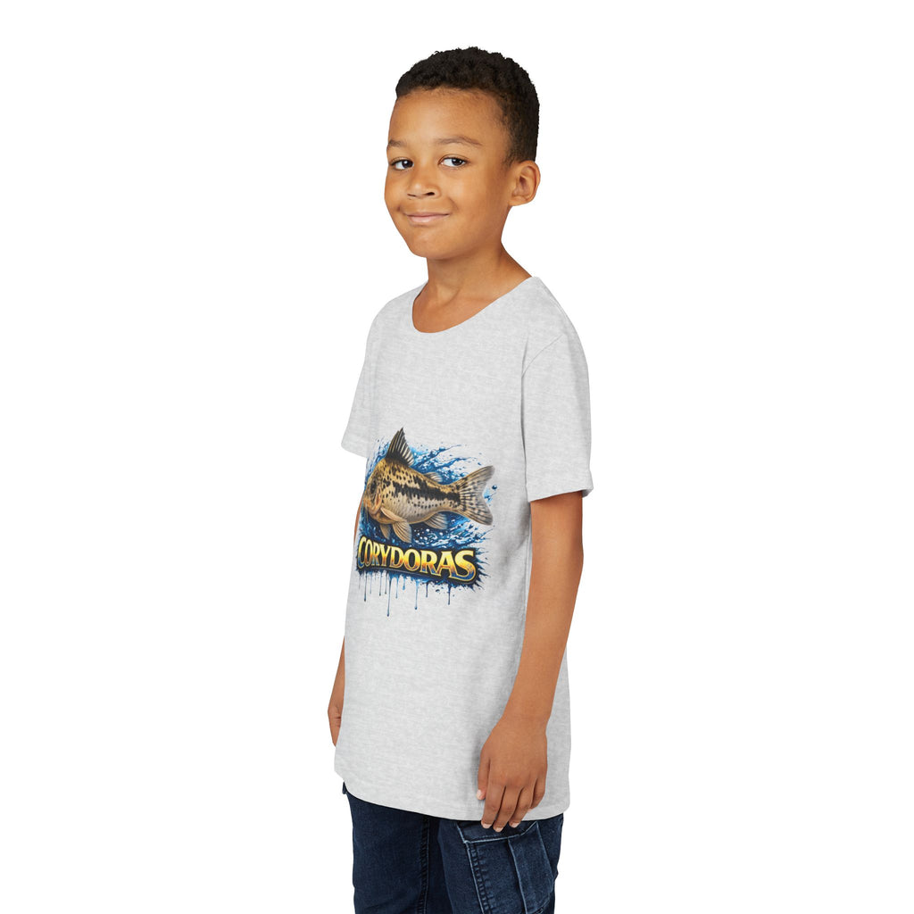 Corydoras Fish Youth Tee – Cute Aquarium Catfish Graphic Shirt