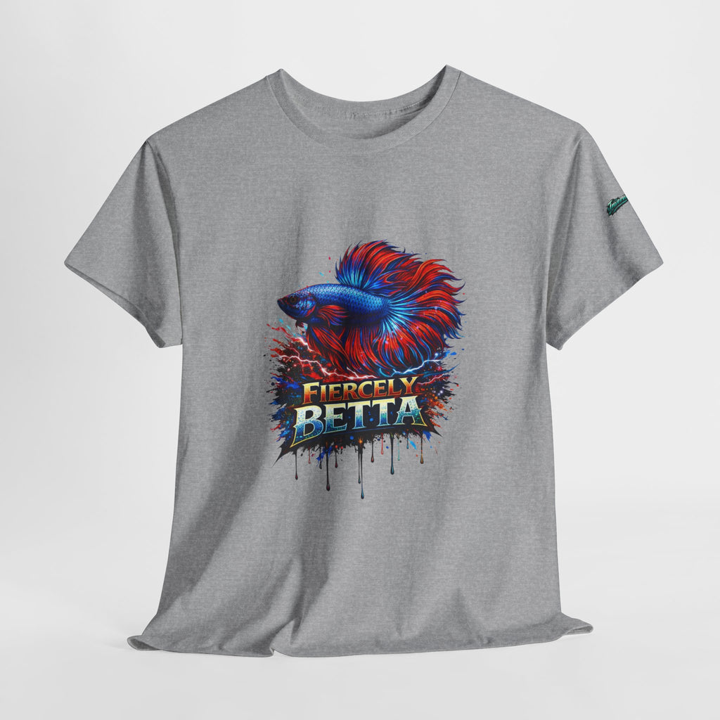 Betta Fish T-Shirt — Fiercely Betta Colorful Aquarium Fish Tee