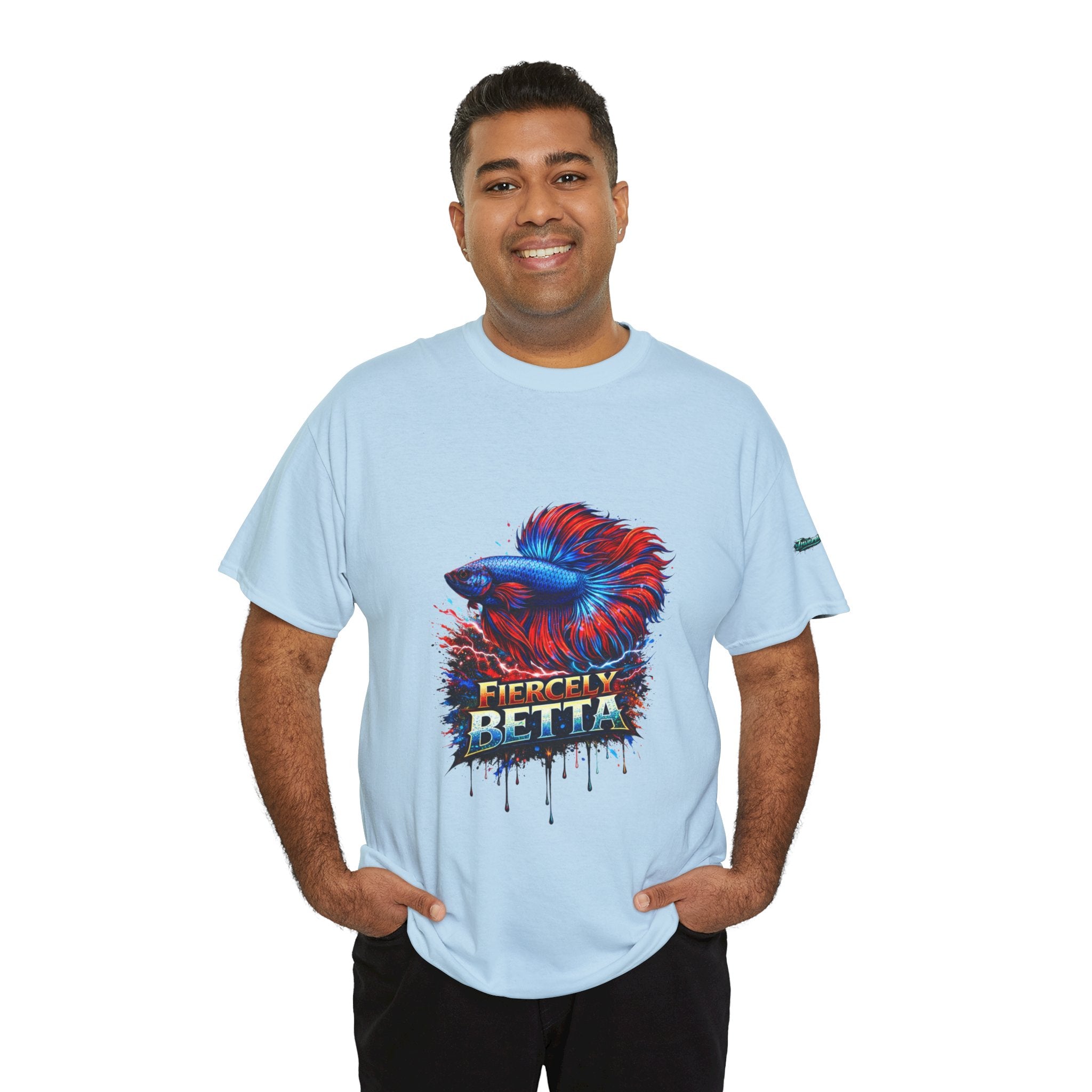 Betta Fish T-Shirt — Fiercely Betta Colorful Aquarium Fish Tee