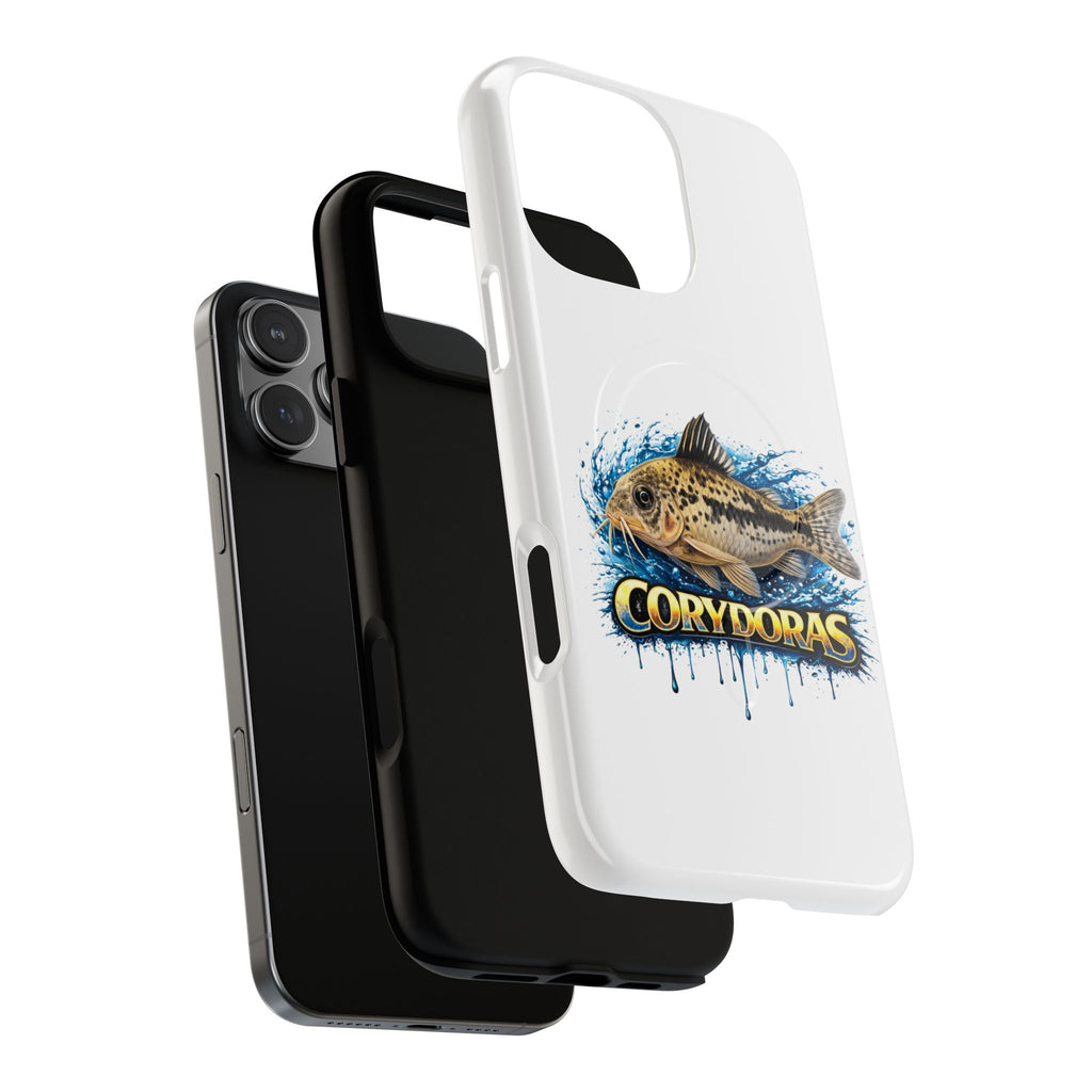 Corydoras Tough Magnetic Phone Case — Protective Fish Aquarium Design