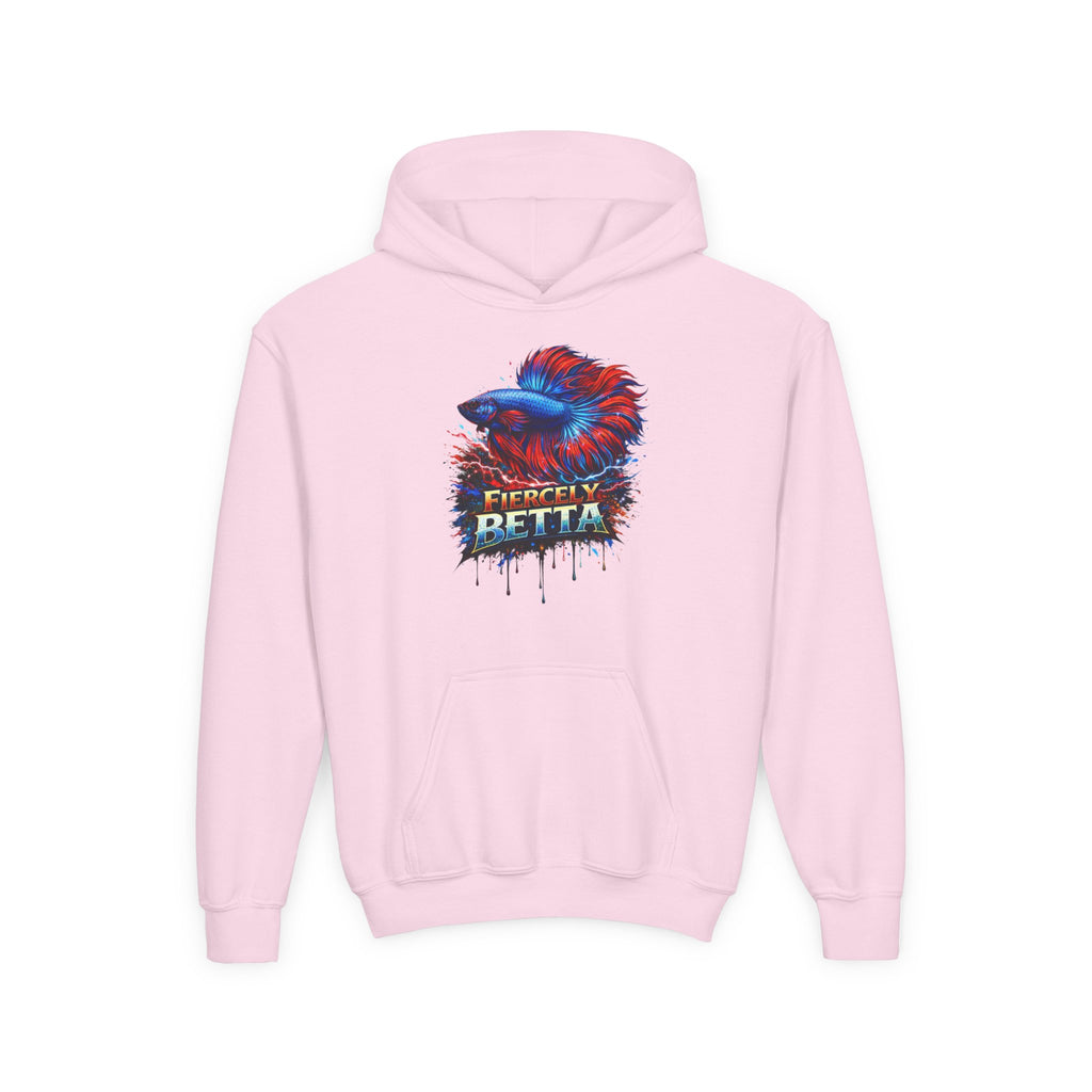 Fiercely Betta – Kids "Neon Flare" Fleece Hoodie