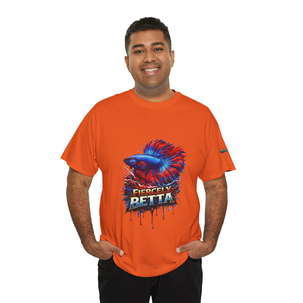 Betta Fish T-Shirt — Fiercely Betta Colorful Aquarium Fish Tee