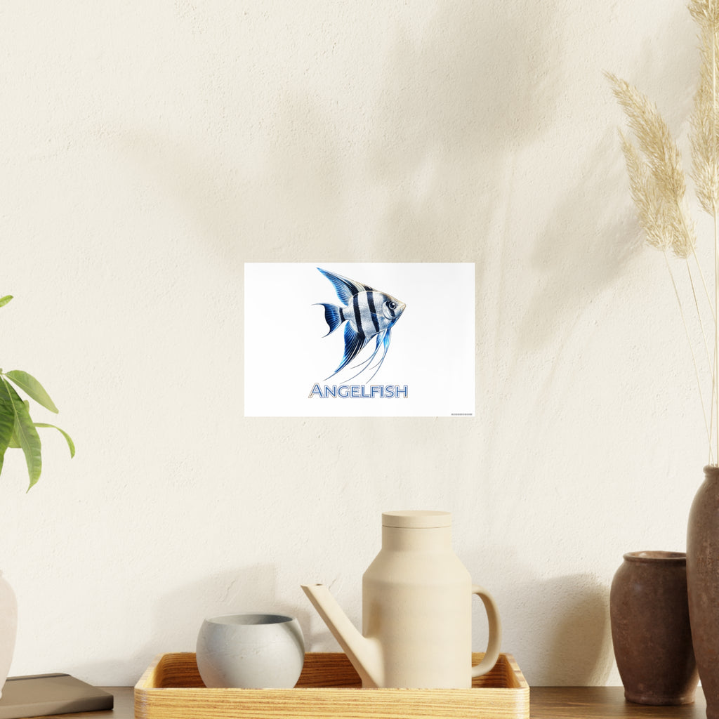 Angelfish – Premium Satin Photo Art Poster