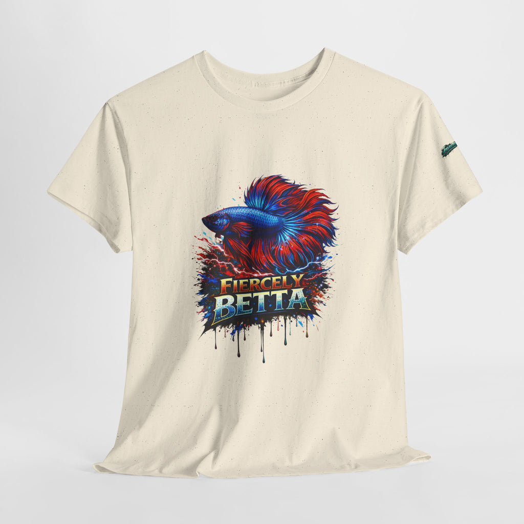 Betta Fish T-Shirt — Fiercely Betta Colorful Aquarium Fish Tee