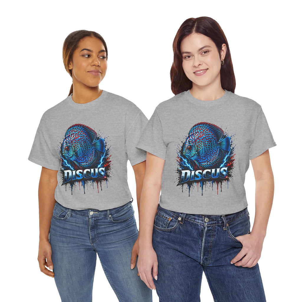 Discus Fish Graphic Tee - Vibrant Aquarium Fish Shirt