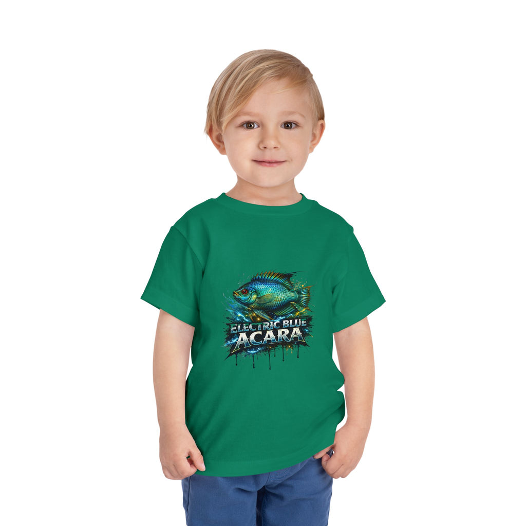 Electric Blue Acara – Toddler Graphic Tee
