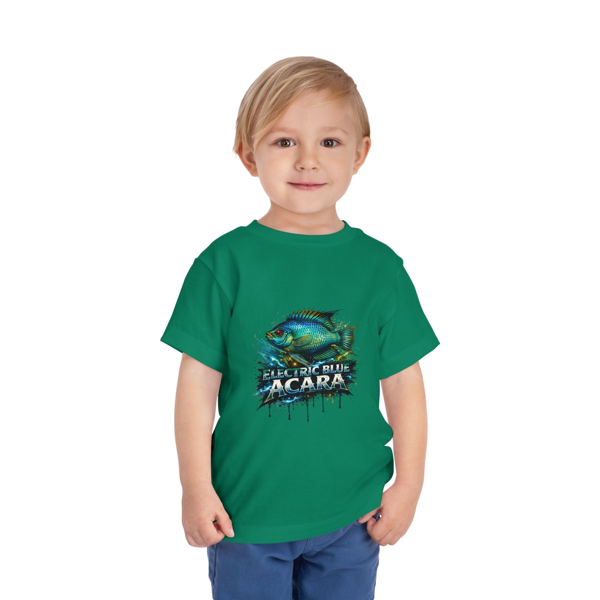 Electric Blue Acara – Toddler Graphic Tee