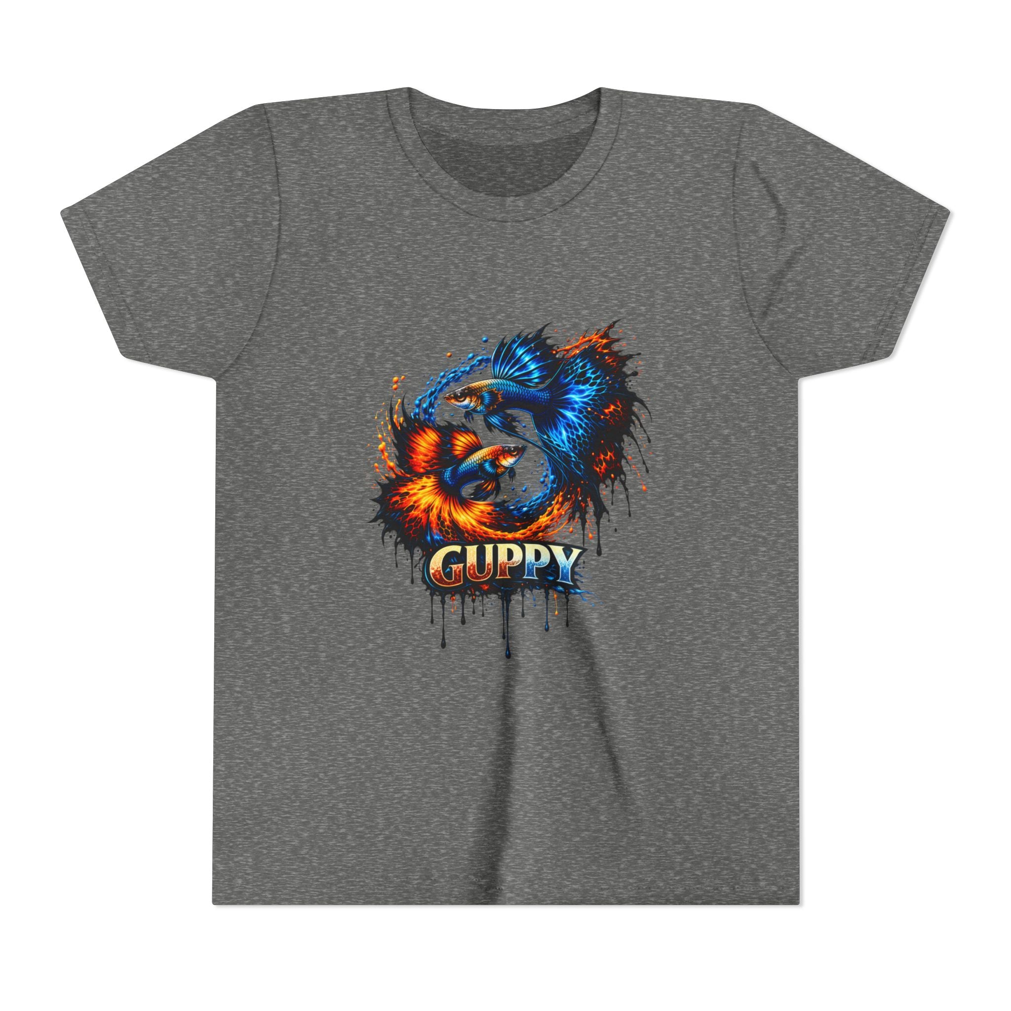 Fire & Ice Guppy – Youth "Neon Flare" Premium Tee