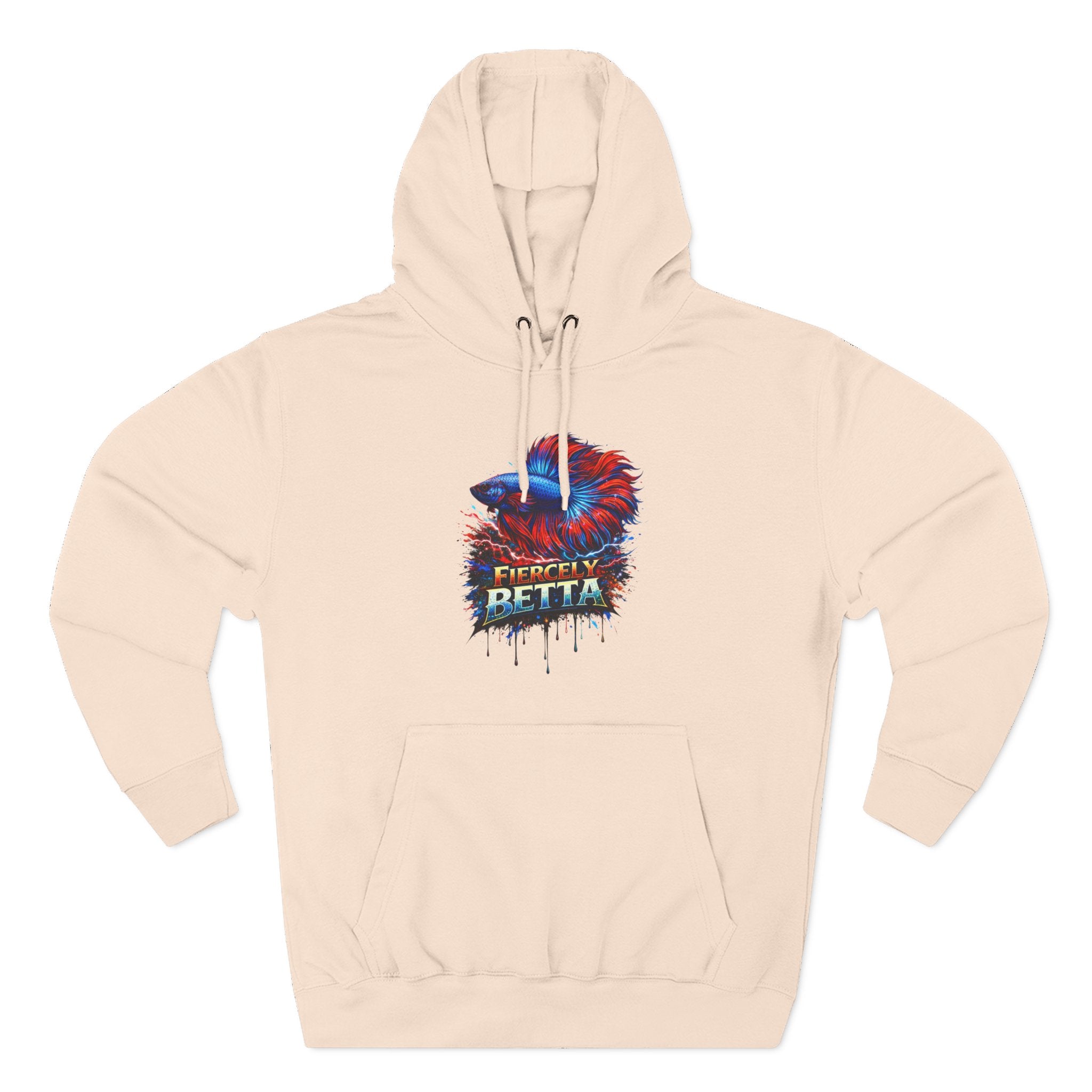 Fiercely Betta – Premium "Neon Flare" 3-End Fleece Hoodie