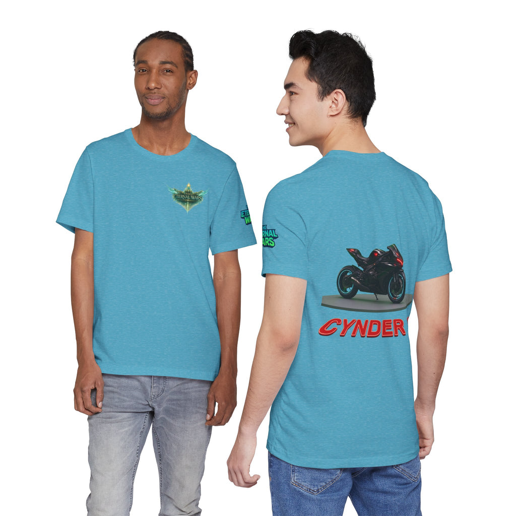 The Eternal Wars Motorcycle Tee — Cynder V Sportbike Graphic Shirt
