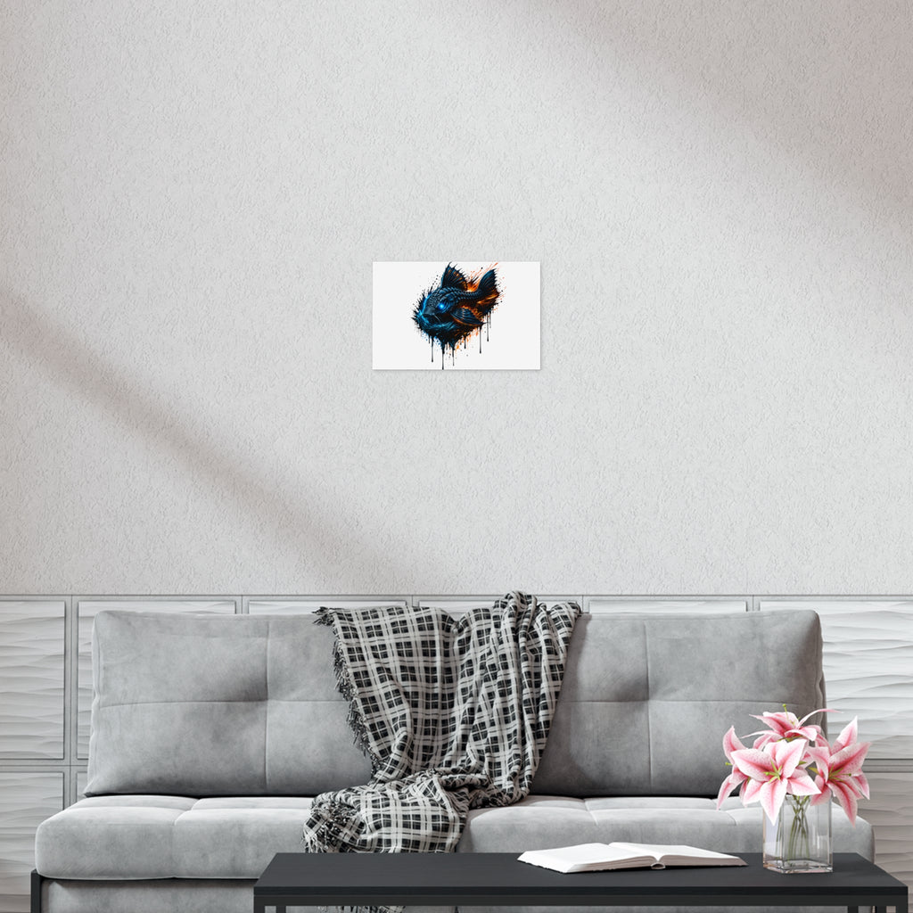 Armored Pleco – Premium Uncoated Matte Poster L-185