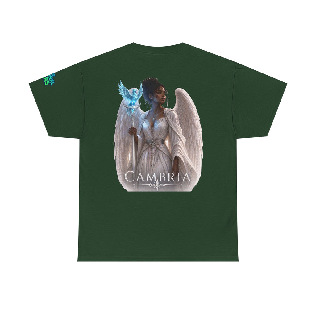 The Eternal Wars Graphic Tee – "Cambria" Winged Warrior Shirt