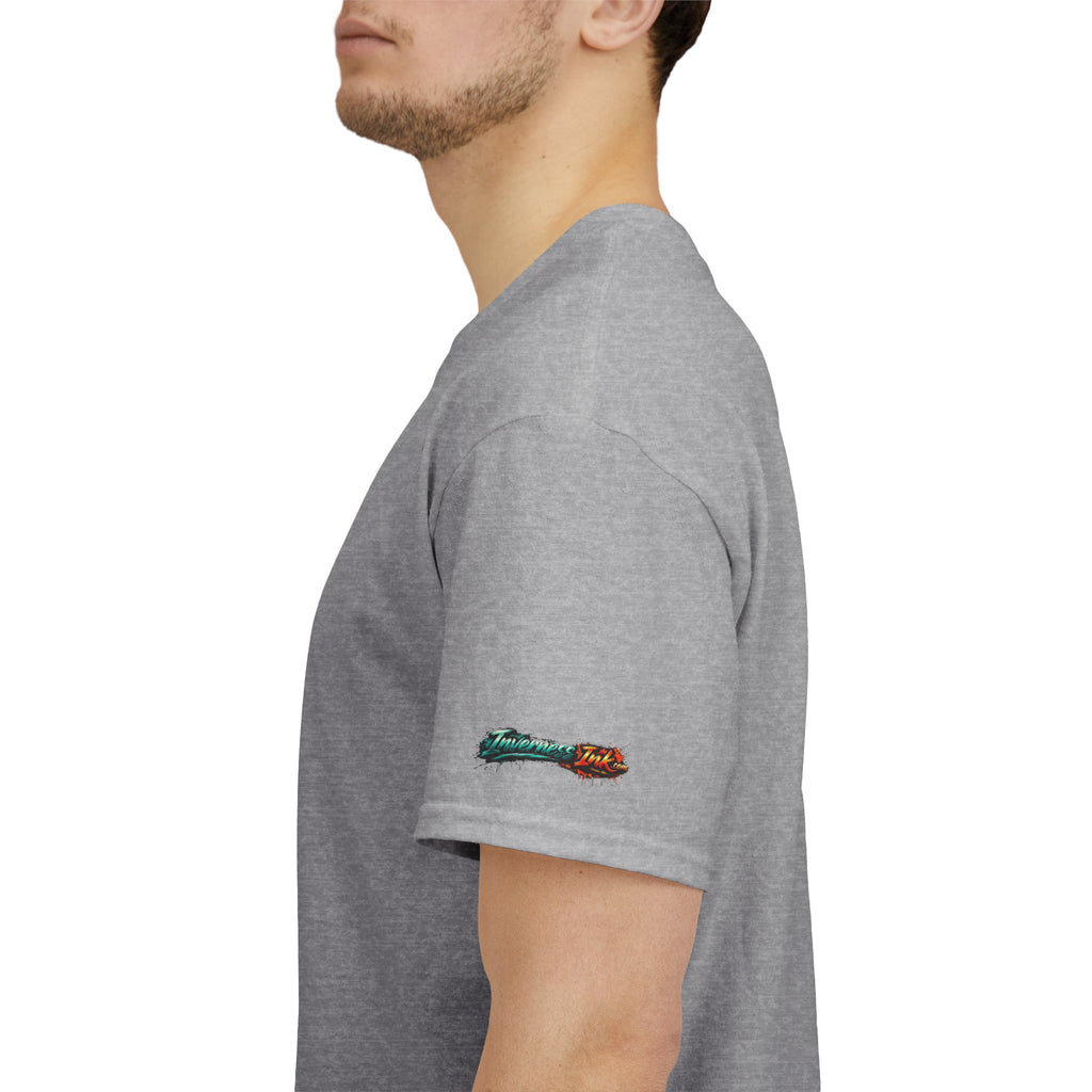 Angelfish Graphic Tee — Blue Tropical Fish Shirt