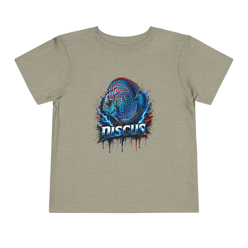 Toddler Tee - Colorful Discus Fish Graphic "Discus"