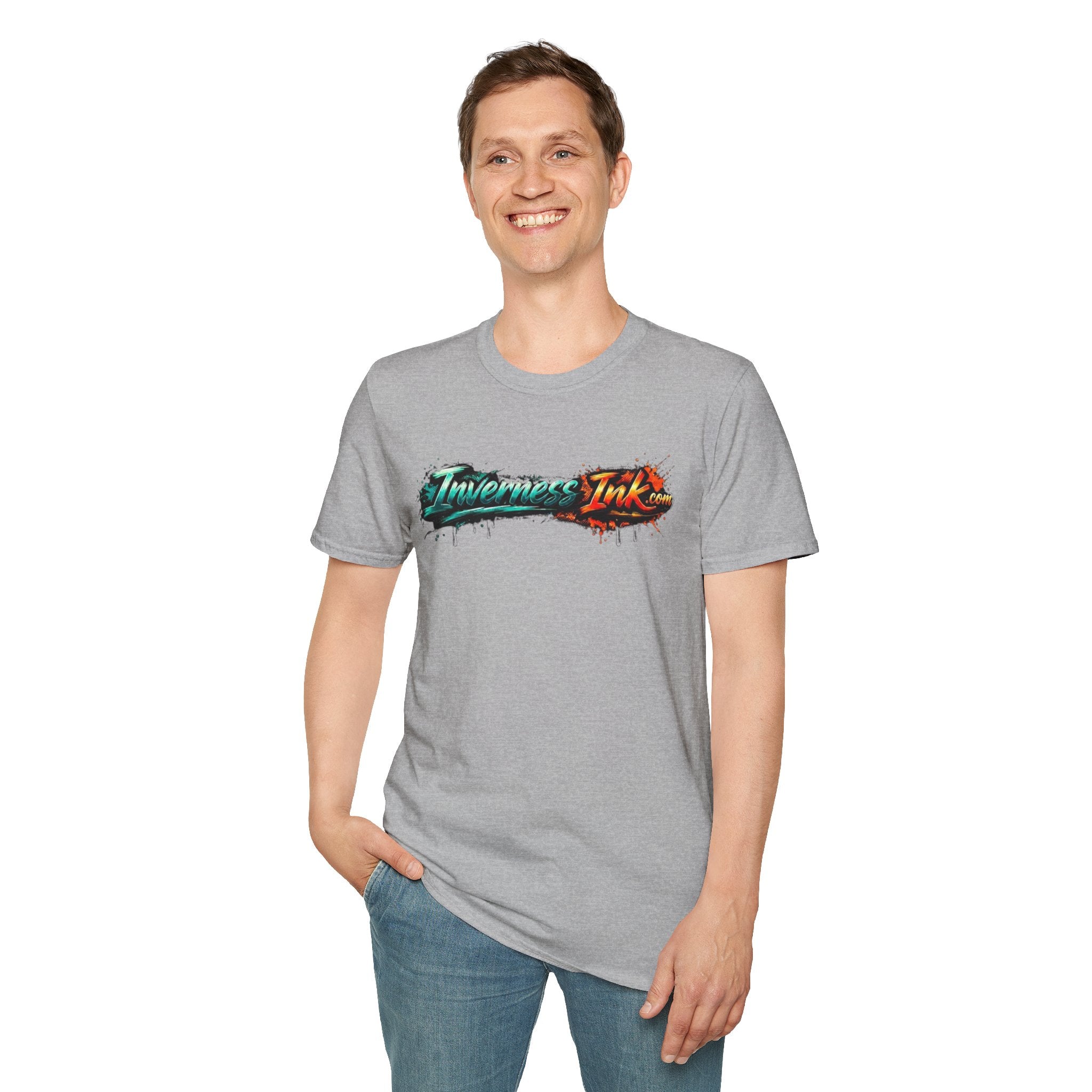 Electric Discus Fish T-Shirt - King of the Aquarium Lightning Art