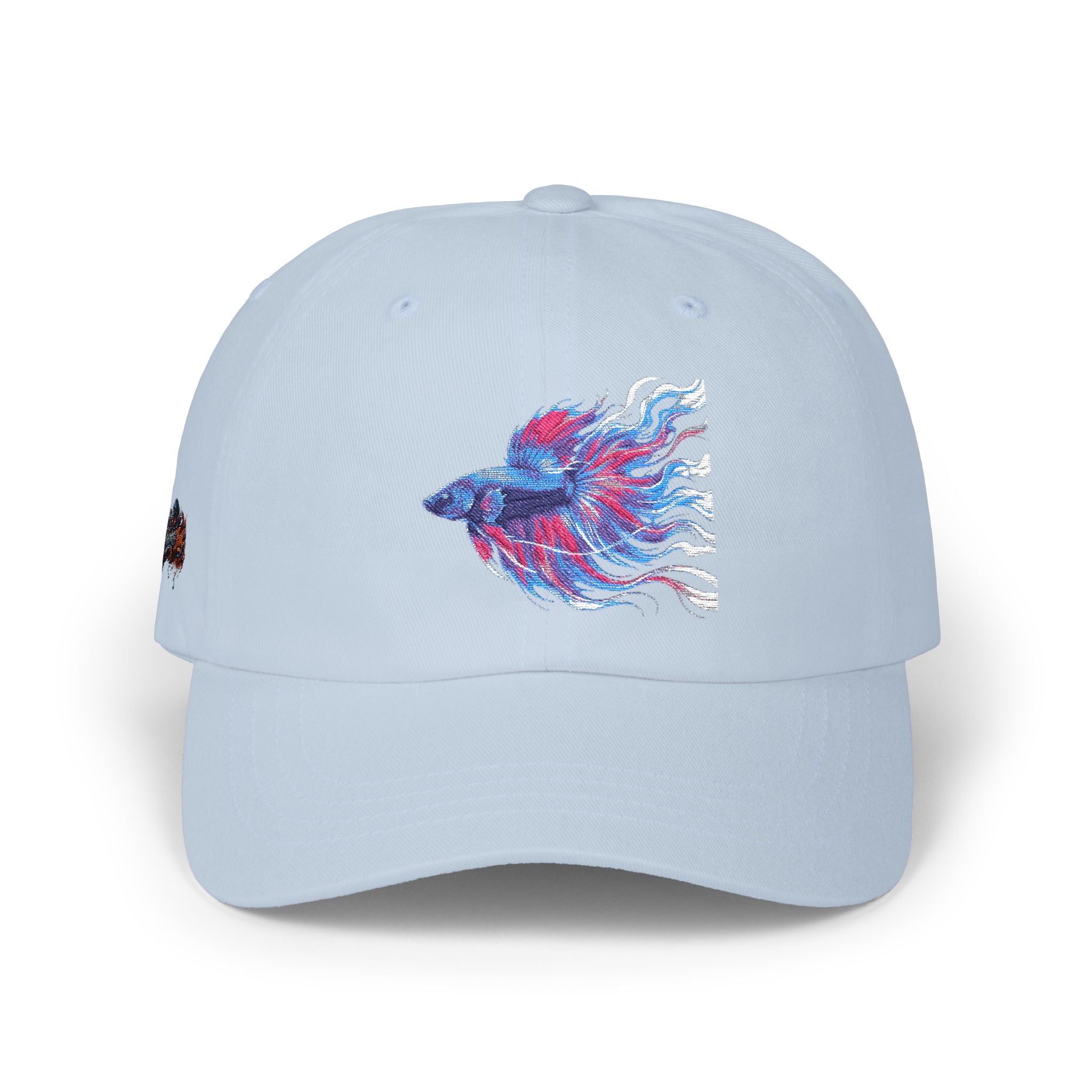 Betta Fish Dad Cap – Embroidered Color Splash Fish Baseball Hat