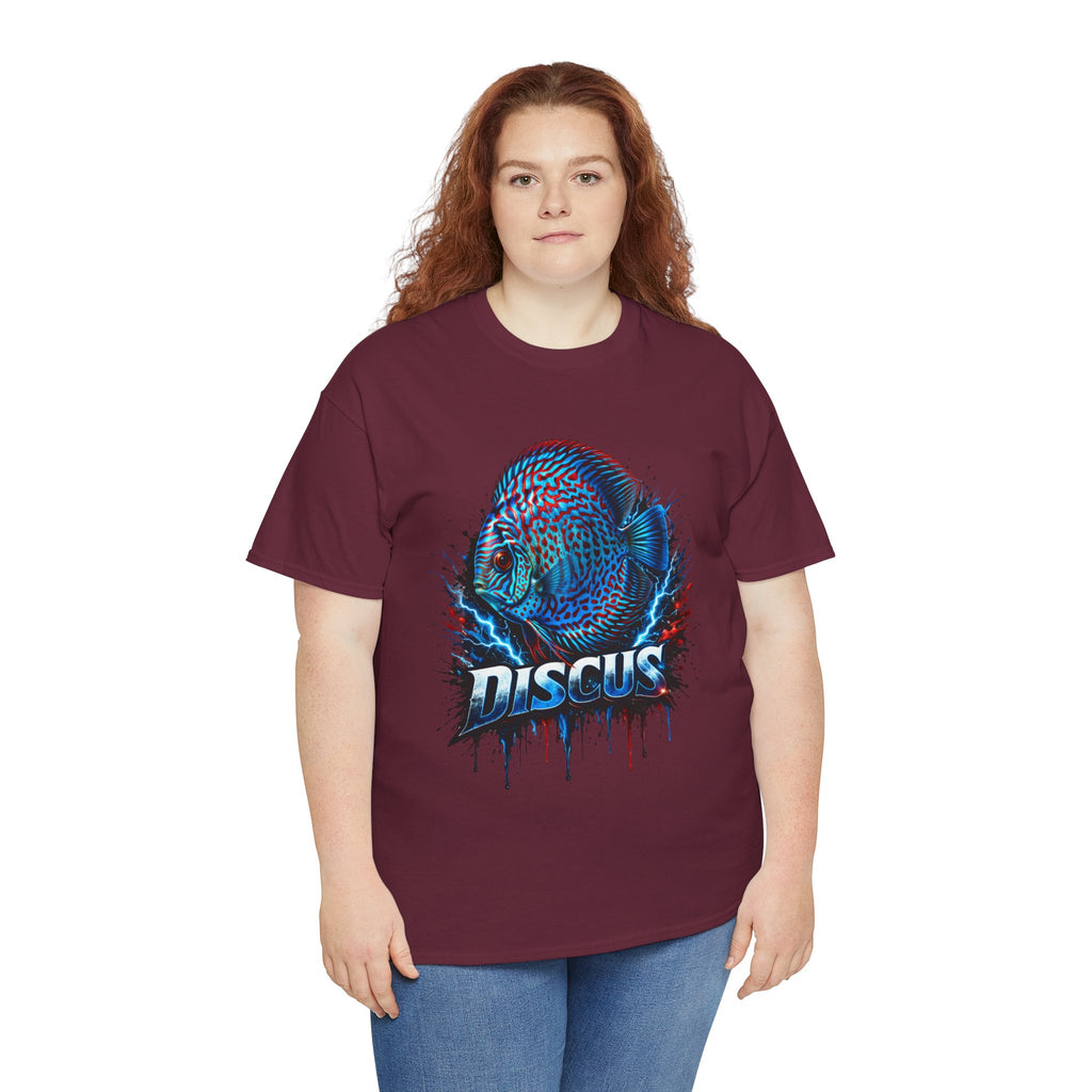 Discus Fish Graphic Tee - Vibrant Aquarium Fish Shirt
