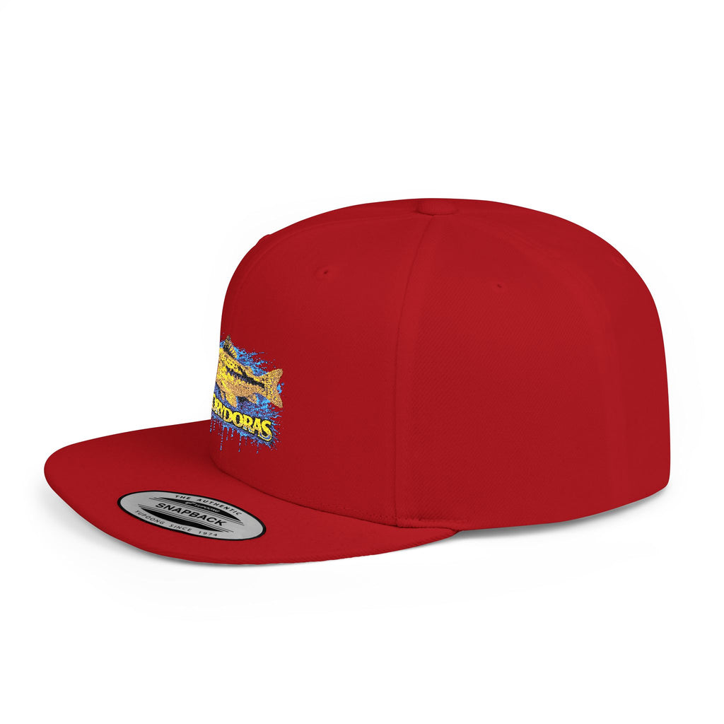 Corydoras Catfish Splash Flat Bill Snapback Hat