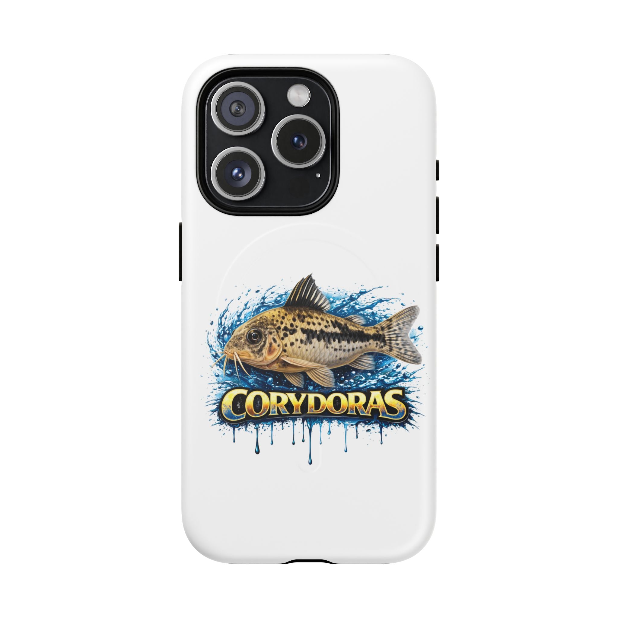 Corydoras Tough Magnetic Phone Case — Protective Fish Aquarium Design