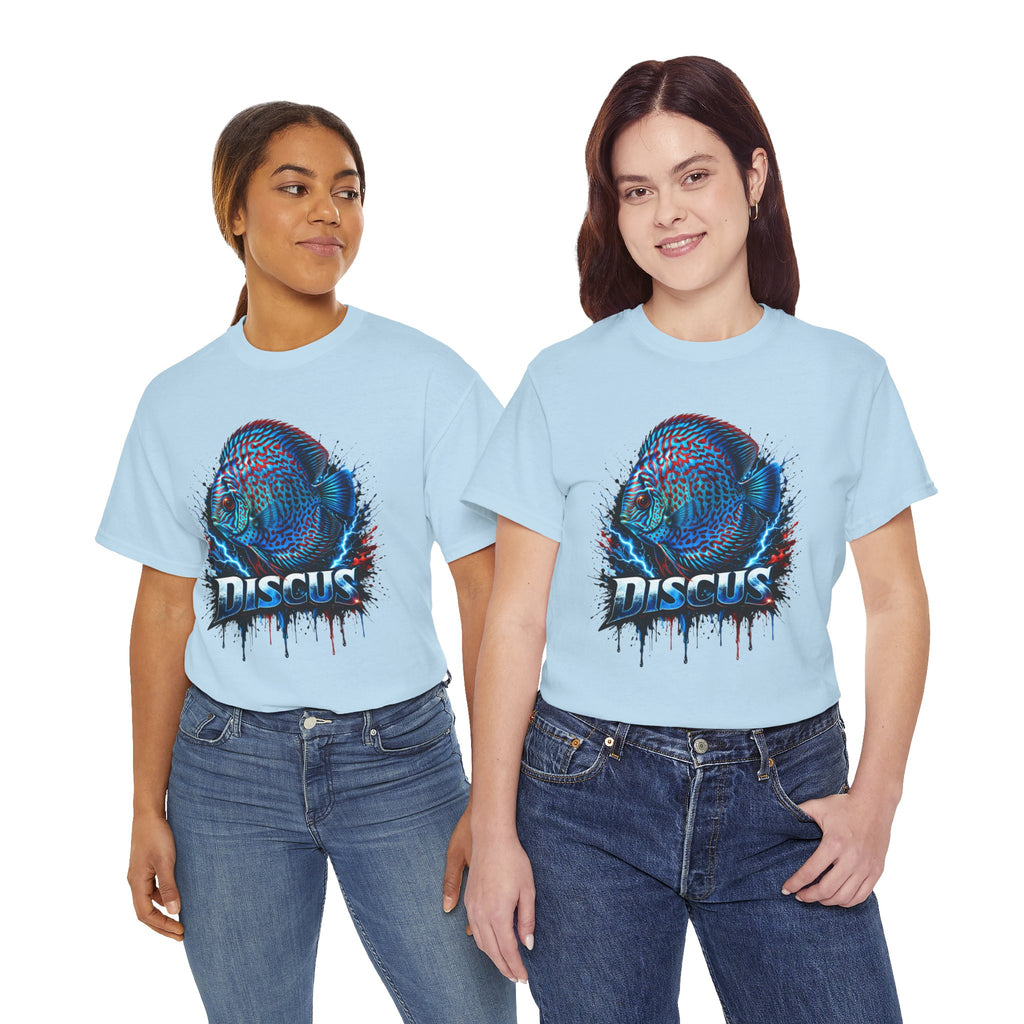 Discus Fish Graphic Tee - Vibrant Aquarium Fish Shirt