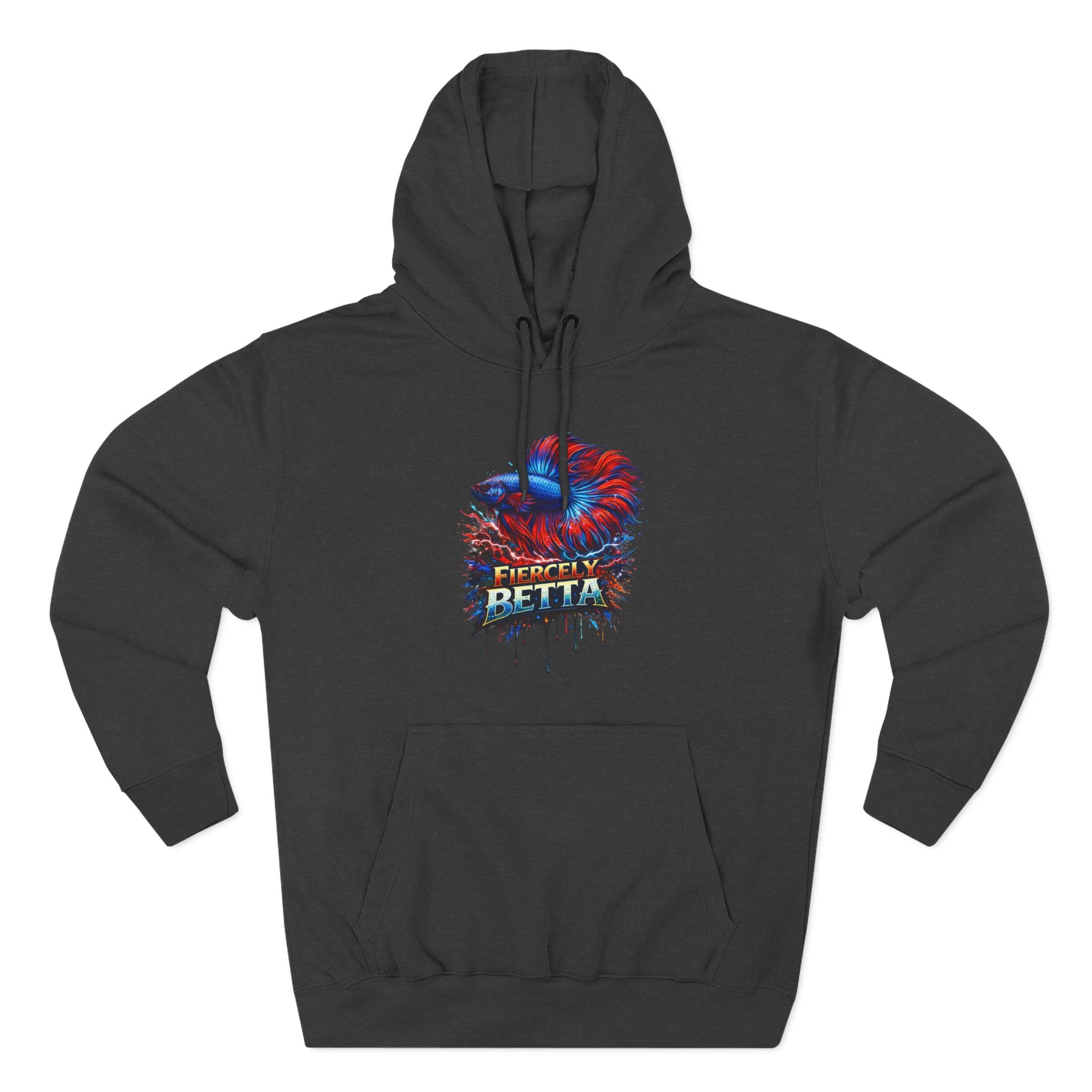 Fiercely Betta – Premium "Neon Flare" 3-End Fleece Hoodie