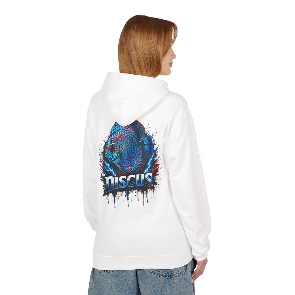 Discus Fish Hoodie — Vibrant Aquarium Graphic Pullover