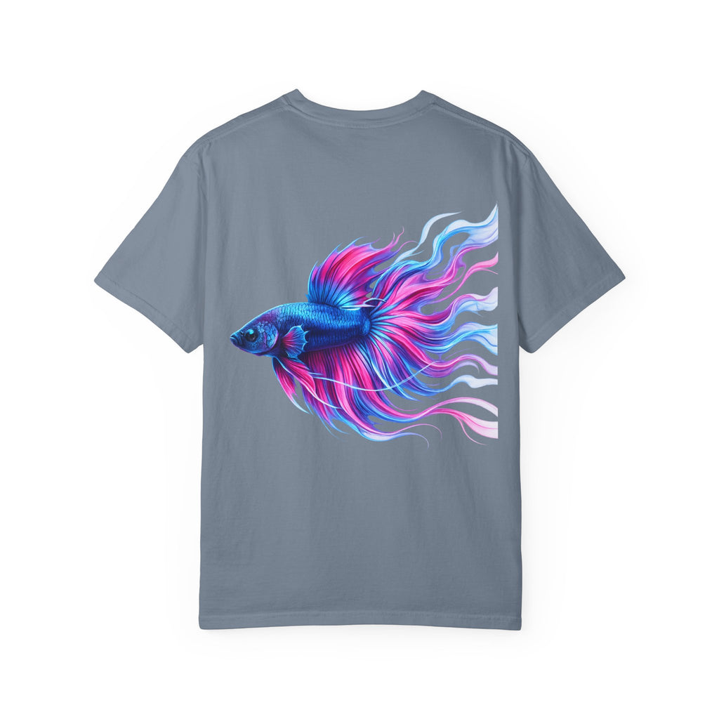 Electric Paint Betta T-Shirt — Neon Betta Splendens Art Tee