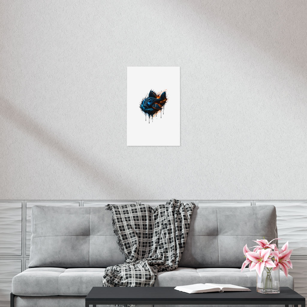 Armored Pleco – Premium Uncoated Matte Poster L-185