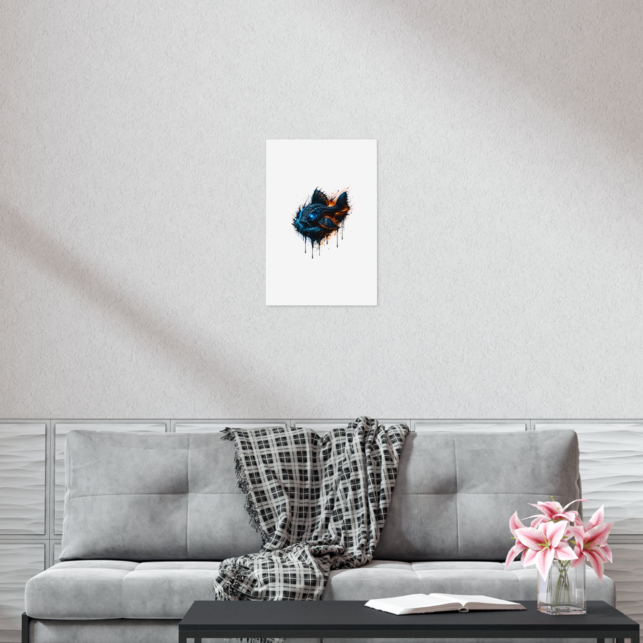 Armored Pleco – Premium Uncoated Matte Poster L-185