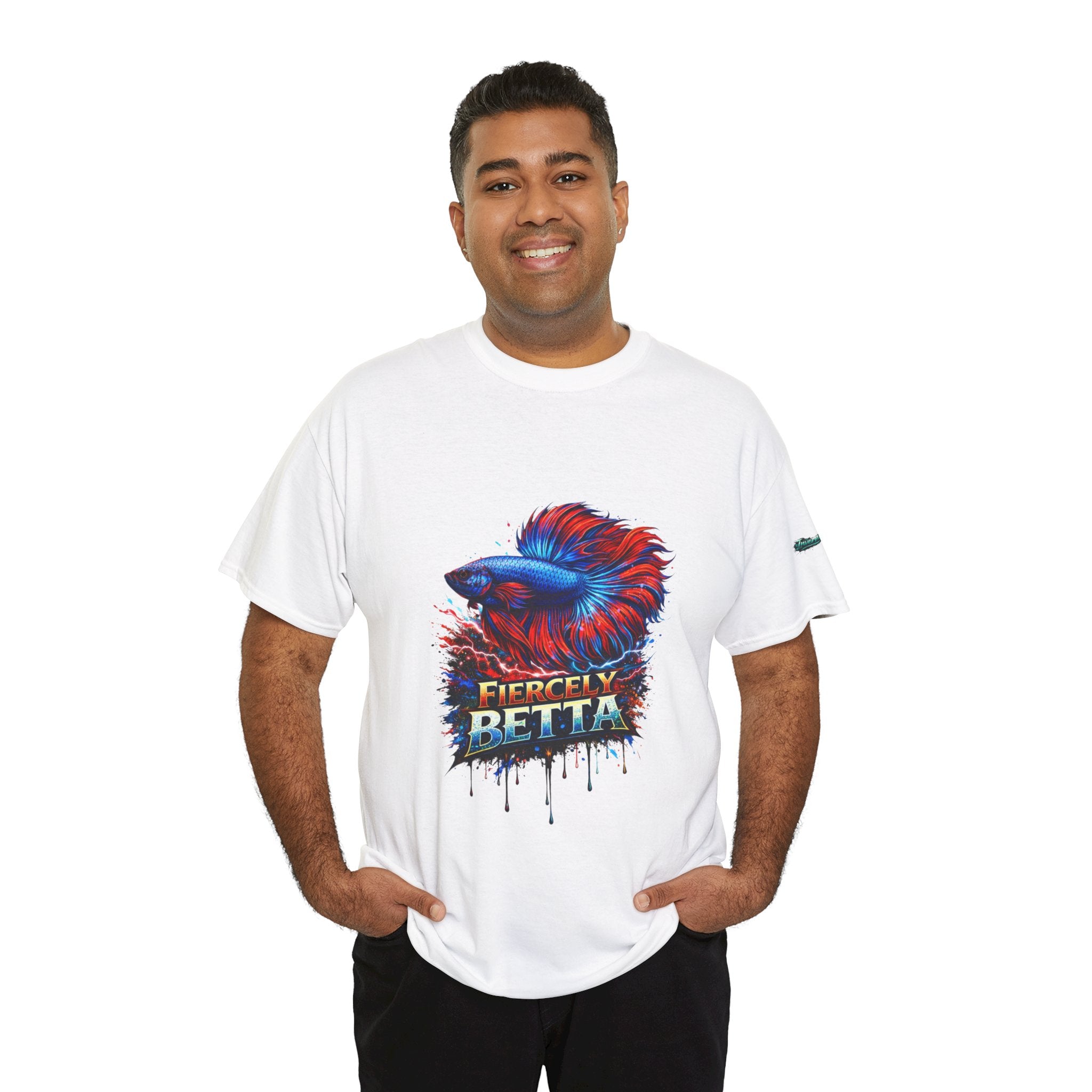 Betta Fish T-Shirt — Fiercely Betta Colorful Aquarium Fish Tee