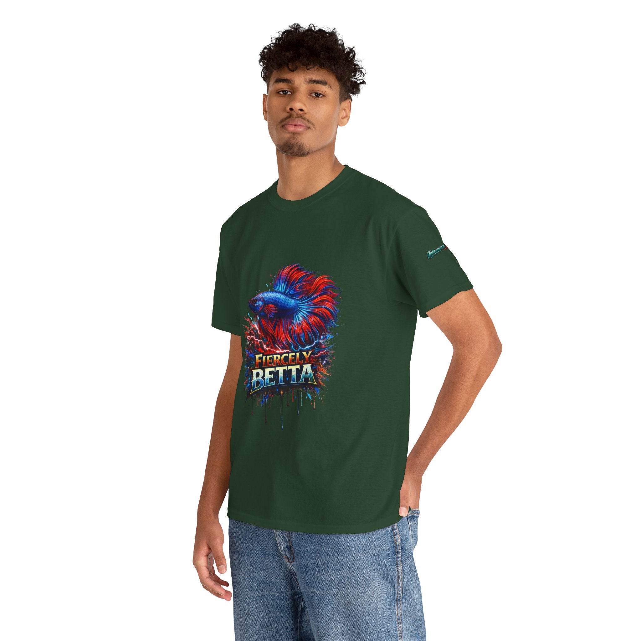 Betta Fish T-Shirt — Fiercely Betta Colorful Aquarium Fish Tee