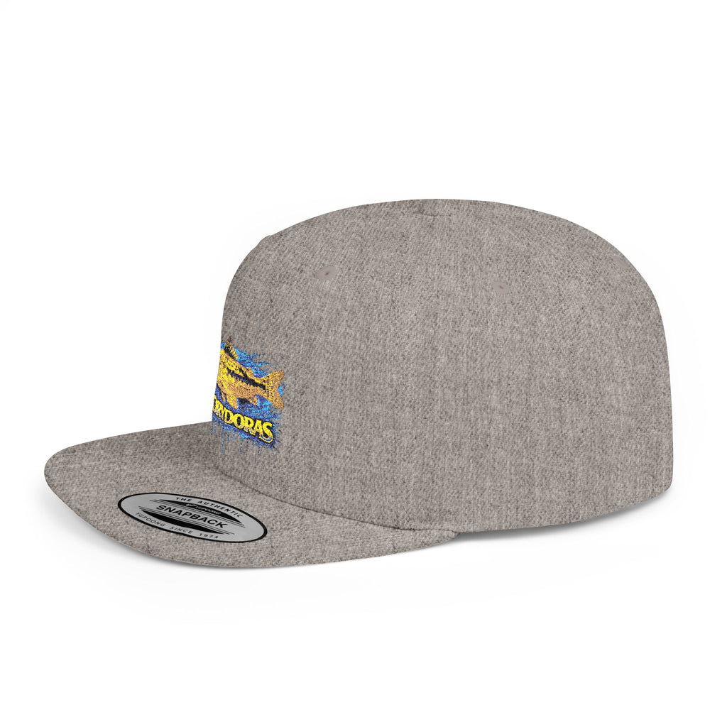Corydoras Catfish Splash Flat Bill Snapback Hat