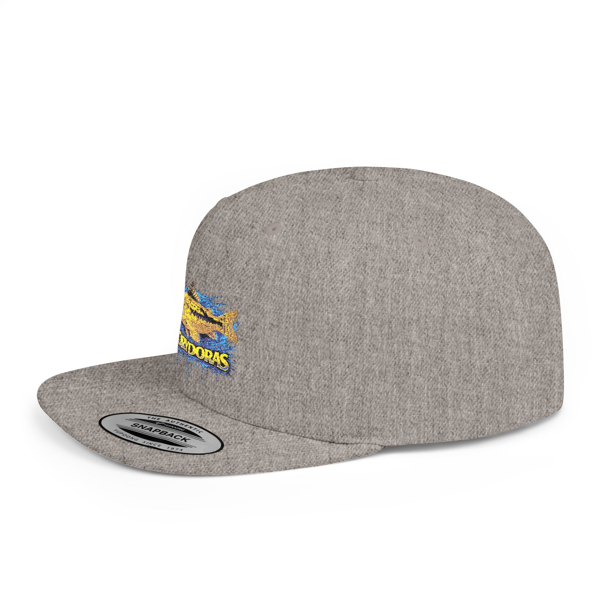 Corydoras Catfish Splash Flat Bill Snapback Hat