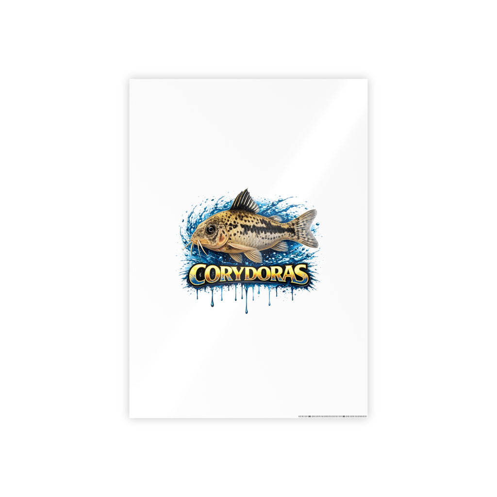 Corydoras Fish Gloss Poster – Aquarium Artwork Print