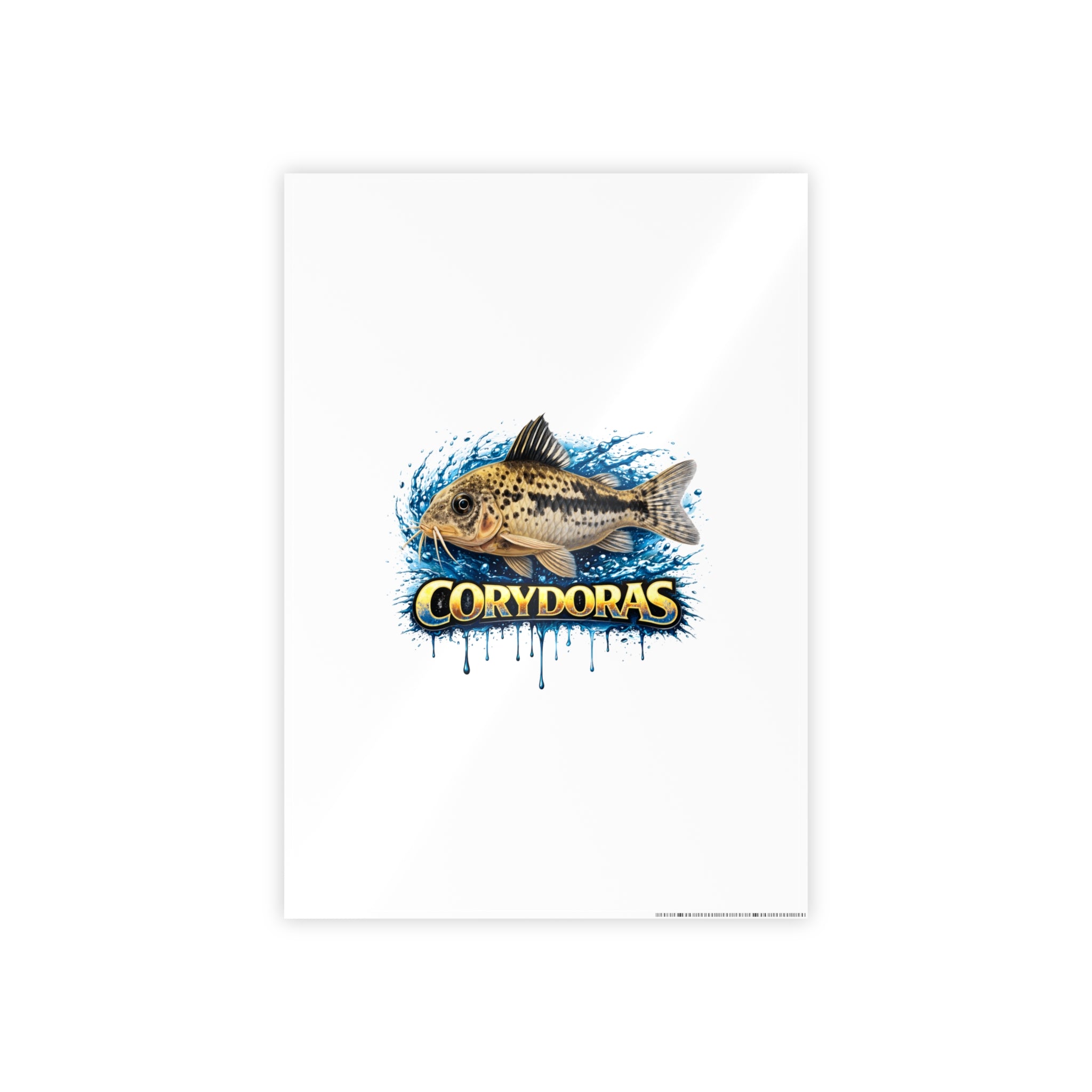 Corydoras Fish Gloss Poster – Aquarium Artwork Print