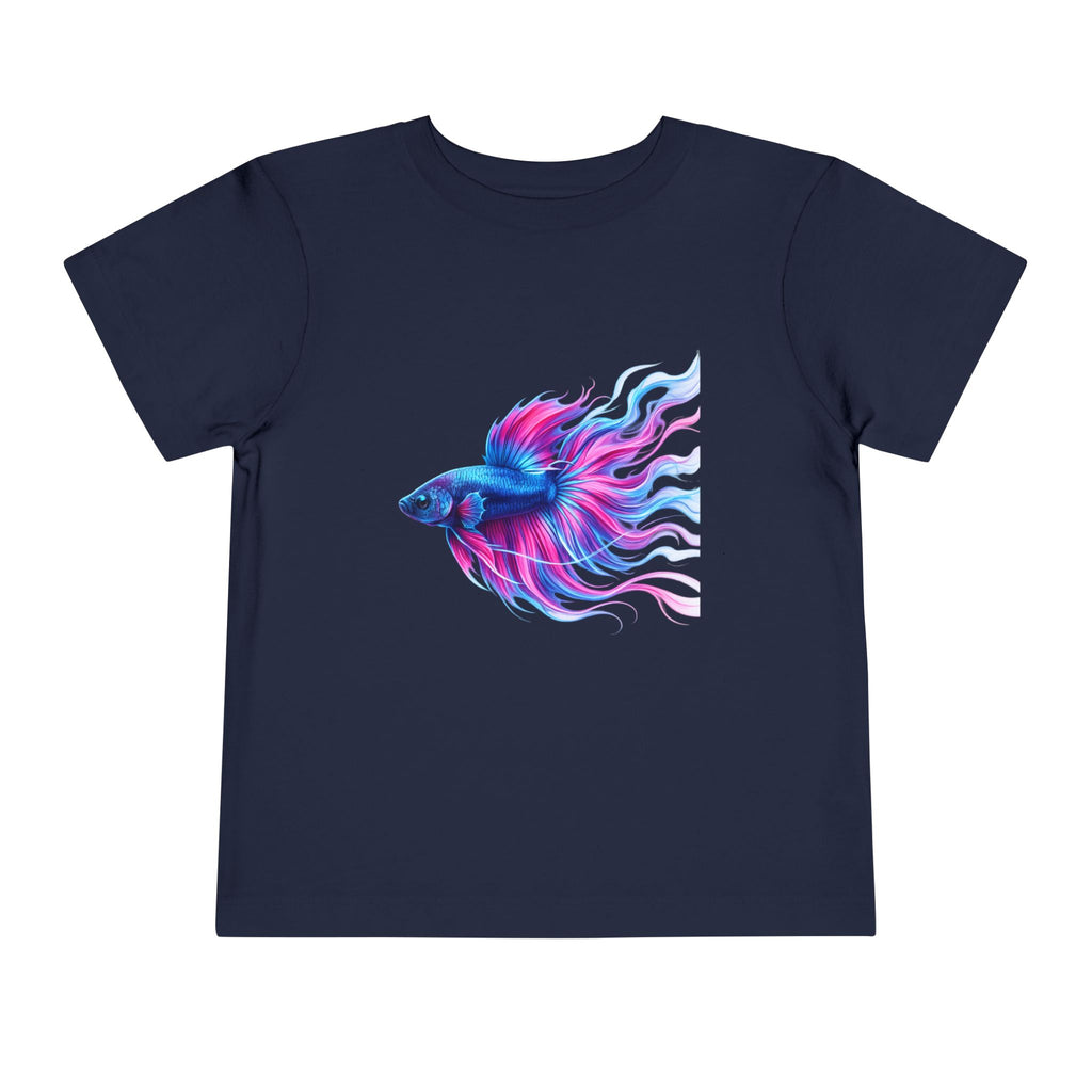 Toddler Tee — Colorful Betta Fish Graphic Kids Shirt