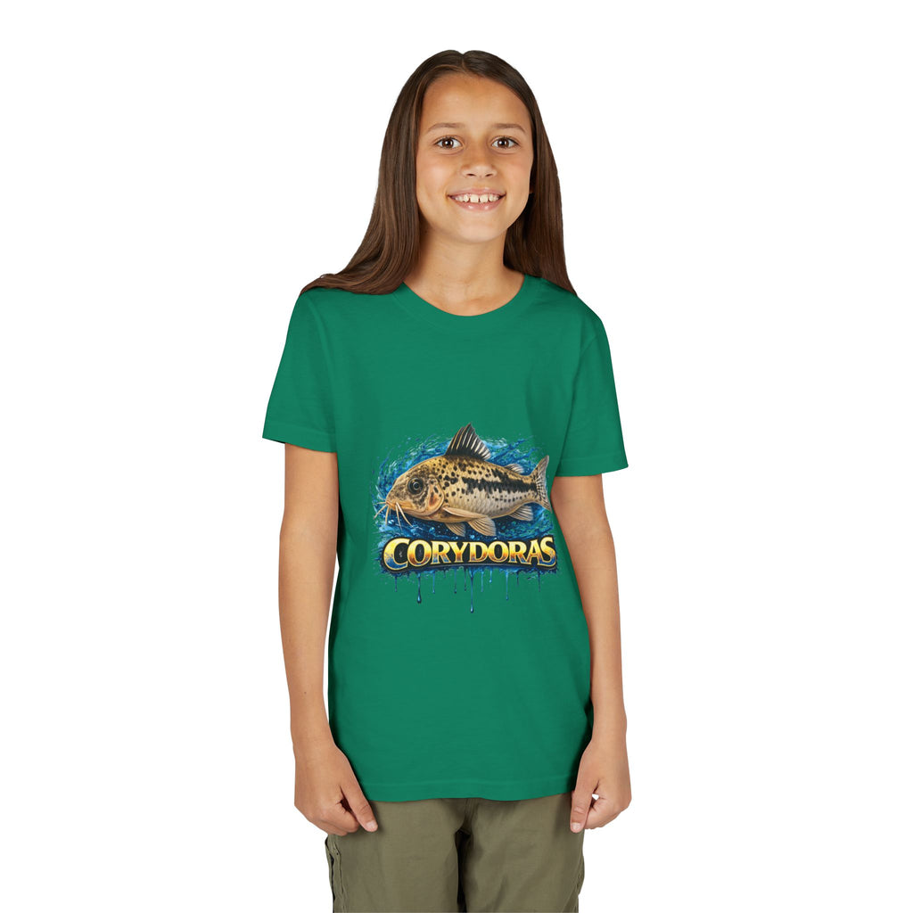 Corydoras Fish Youth Tee – Cute Aquarium Catfish Graphic Shirt