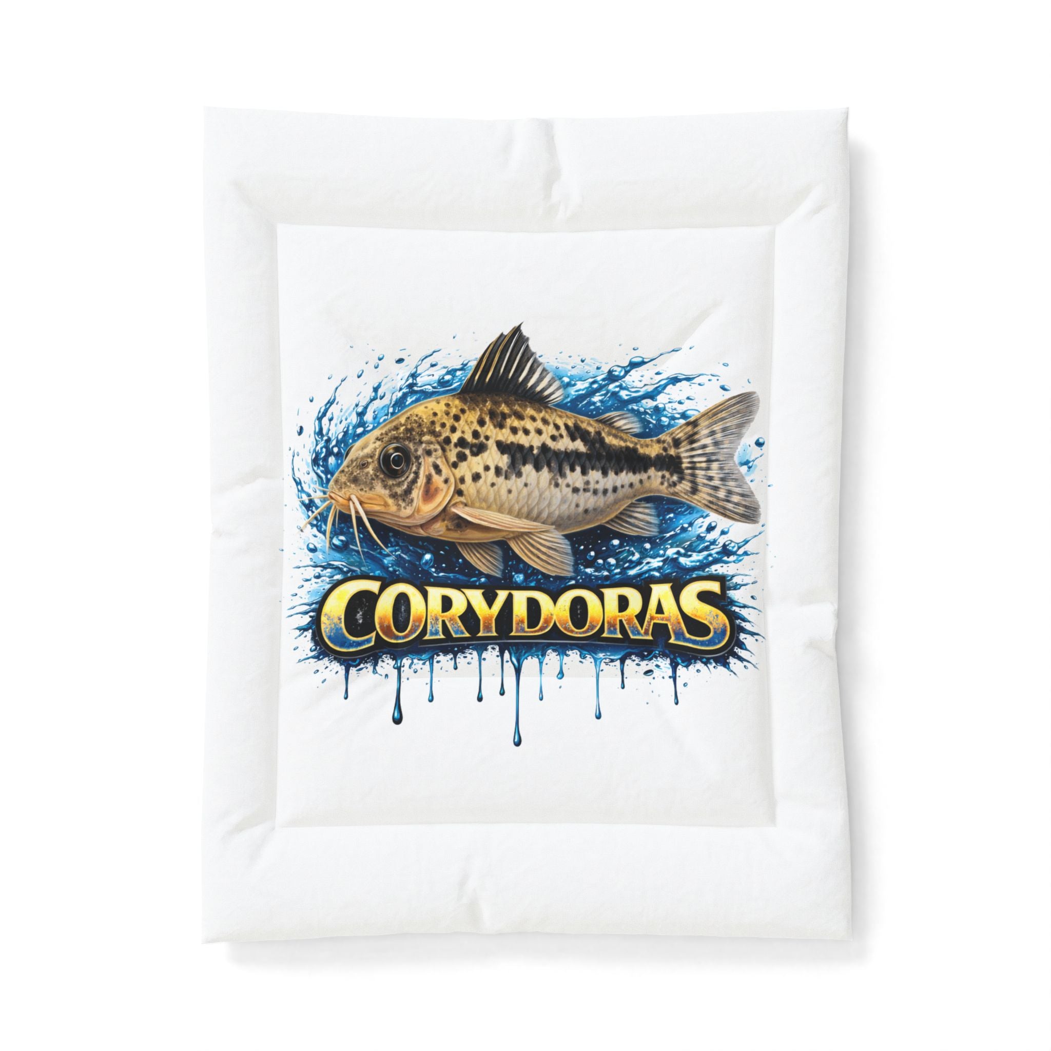 Corydoras Fish Cotton Comforter – Aquatic Aquarium Lover Bedding